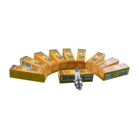 Oakten Spark Plug for Champion CJ6Y, NGK BPM7A, Bosch WS5F, Torch L7TC, 10PK 90-00021